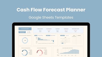 Cash Flow Forecast Planner Google Sheets Template How to Use Video Tutorial