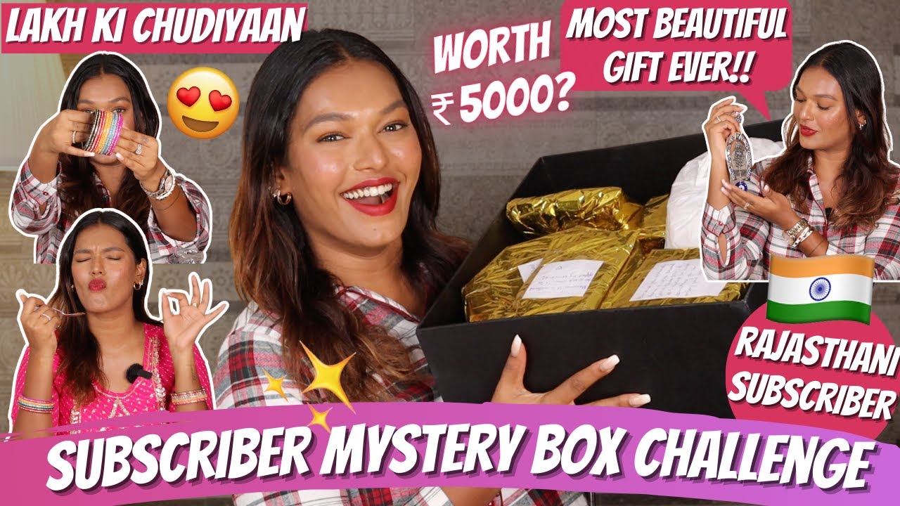 I PAID a Subscriber from RAJASTHAN ₹5000 to make me a MYSTERY BOX! Sarah Sarosh
