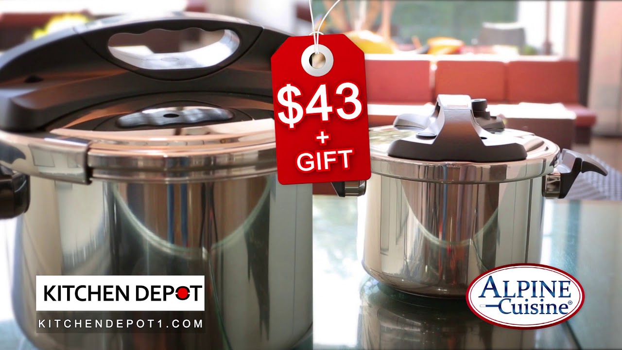 Kitchen Depot Featuring Alpine Cuisine Pressure Cooker YouTube