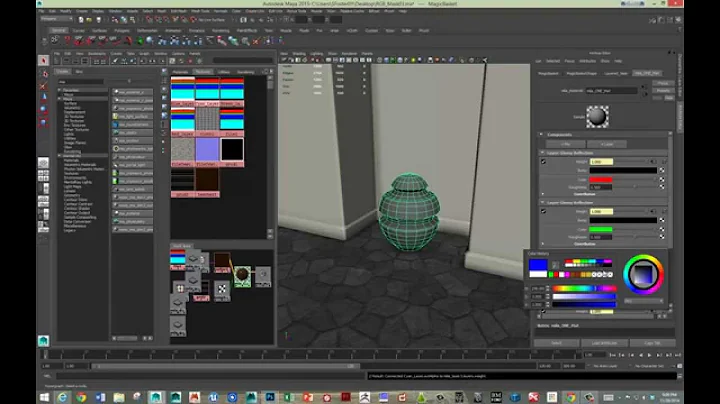 Maya MILA Material tutorial V1.0 - simple layered ...