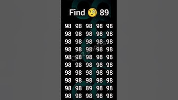 🧐 89 #find #shorts #find the odd number #puzzle #challenge #iq #gk #maths #braintest #facts