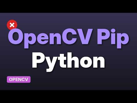 Problem in installing opencv in python 3.10.6