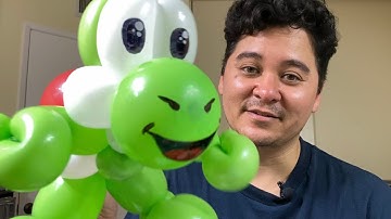 How to make a Cartoon Dinosaur Balloon Animal - Tutorial