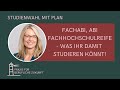 Special:  Fachabi, Abi und Fachhochschulreife - was Ihr damit studieren könnt!