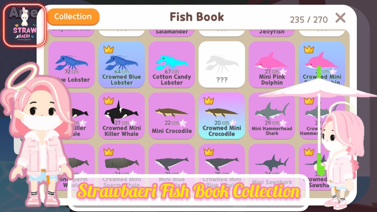 PlayTogether Fish Book (All species completely collected) YouTube