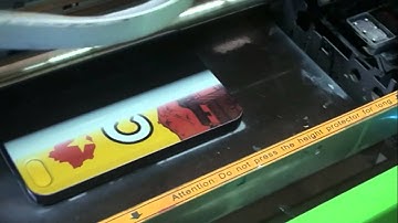 Phone cover printing (Gateway FB3338 LED UV printer)