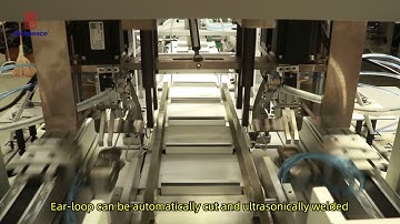 Richpeace Fully Automatic High Speed Flat Mask Earloop Welding Machine