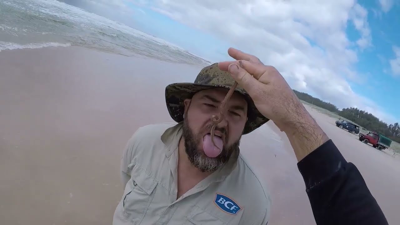 Fishing Main Beach on North Stradbroke Island March 2022