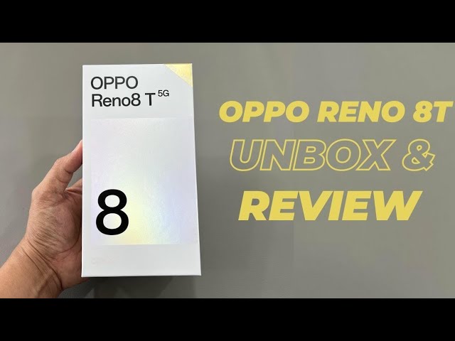 Oppo Reno 8T 5G Midnight Black Unboxing, First Look & Review 🔥