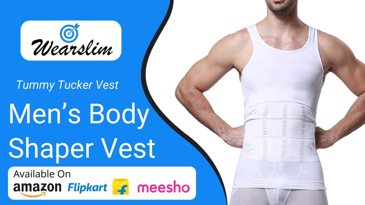 Wearslim Men Slimming Body Shaper Vest, Wearslim