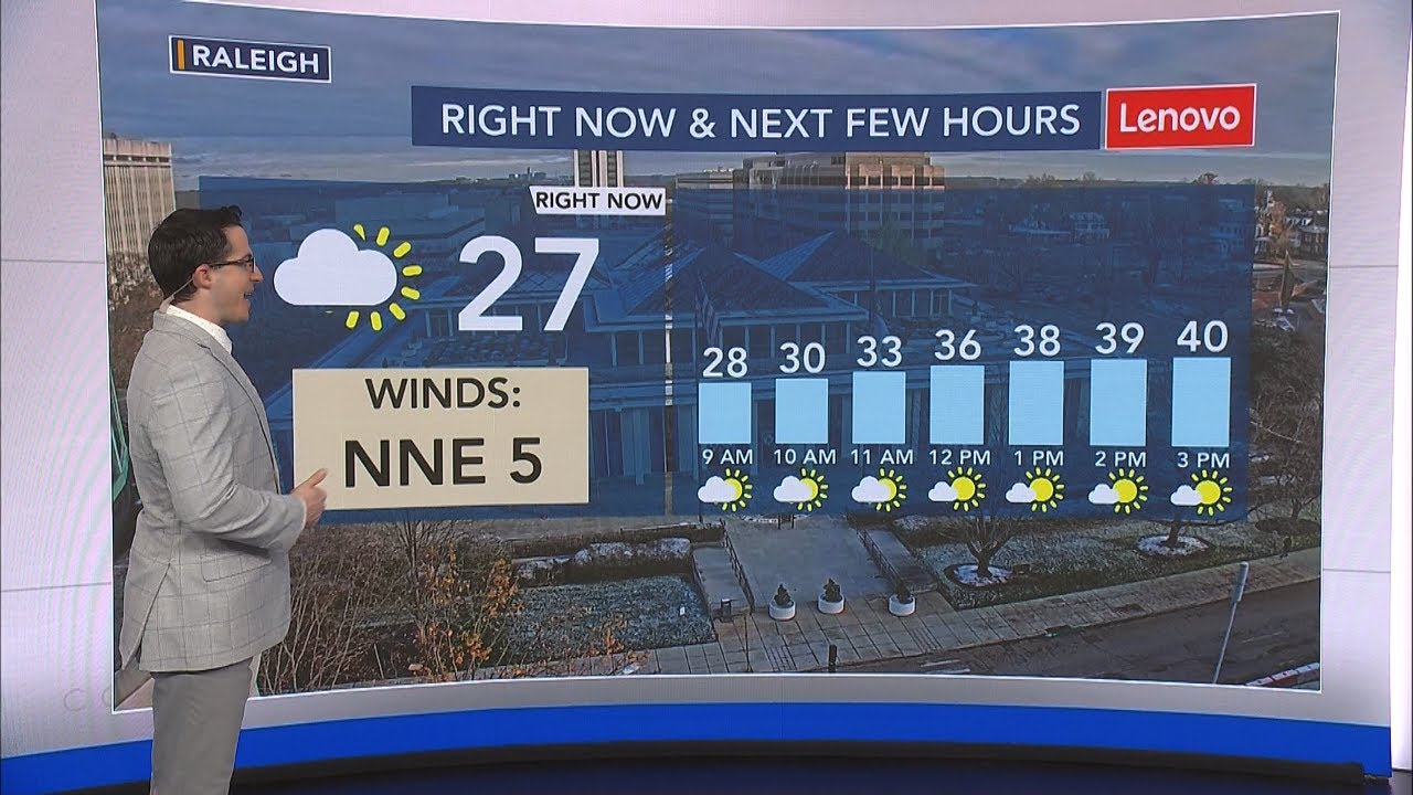 WRAL Weather Alert Day: Icy spots on the road prompt school closures, delays