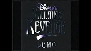 VHS Disney Villains Revenge, Toy Story 2 CD Rom Sampler PC Gameplay VCR 1999 Interactive Demo Disc