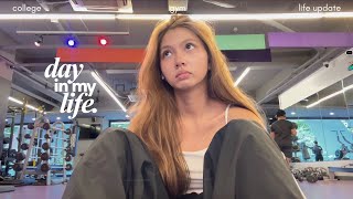day in my life | college, gym, & life update