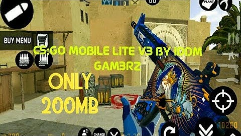 CS:GO MOBILE LITE V3 BY IDDMGAM3RZ | ANDROID GAMEPLAY | MIRAGE MAP