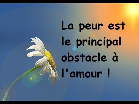 Vidéo: La Peur Comme Principal Obstacle