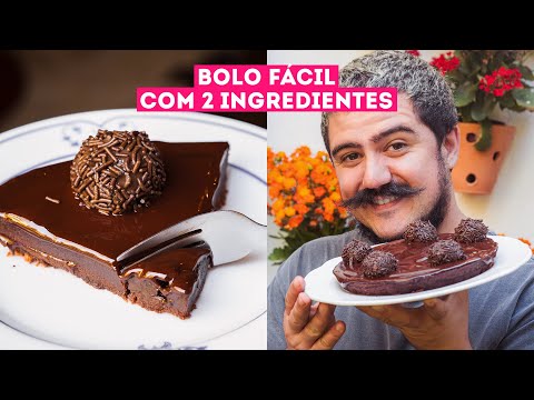 BOLO DE NUTELLA COM 2 INGREDIENTES - BOLO DE NUTELLA COM 2 INGREDIENTES