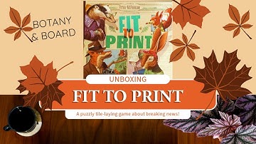 FIT TO PRINT | Kickstarter Unboxing