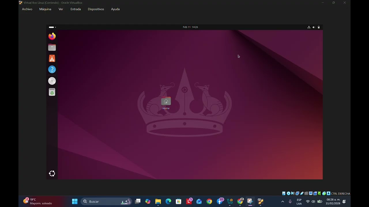 Práctica 1: Instalación de una máquina virtual con OS Linux - Oscar Adrián Cruz Escalera 2°E