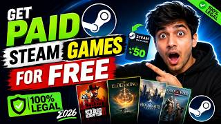Get PAID Steam GAMES for FREE (100% Legal) 2026