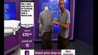 An Idiot Abroad 2 - Pilko Pump Pants - Karl Pilkington on price drop