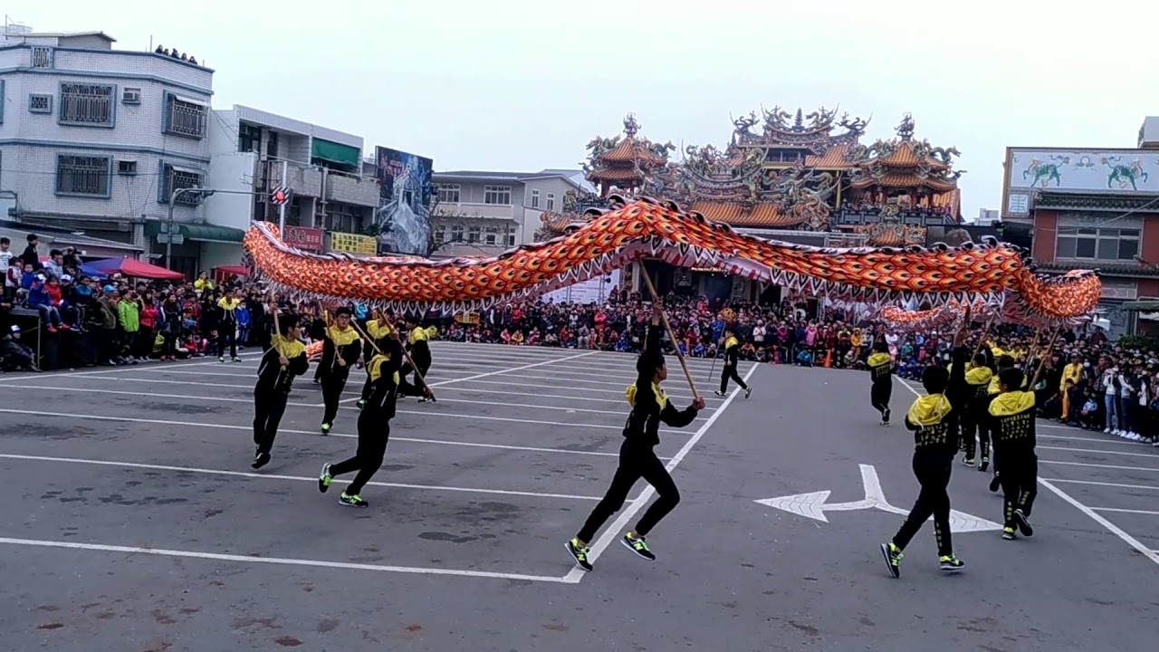 2018苗栗火旁龍20週年-祥龍競技銀質獎 鶴舞龍藝