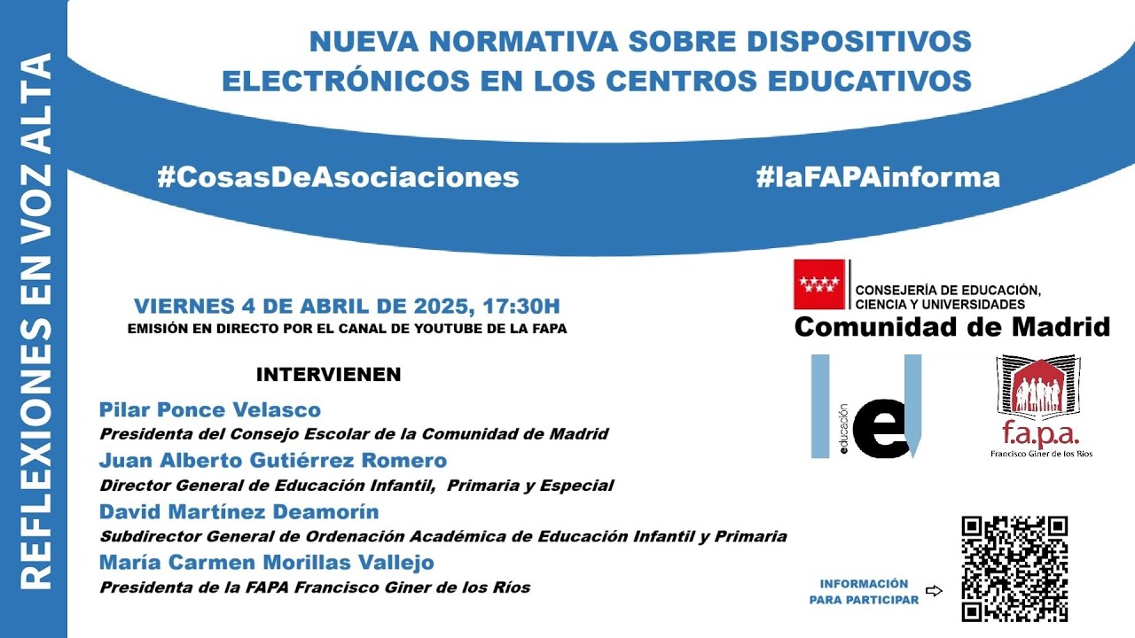 Nueva normativa sobre dispositivos electrónicos en los centros educativos