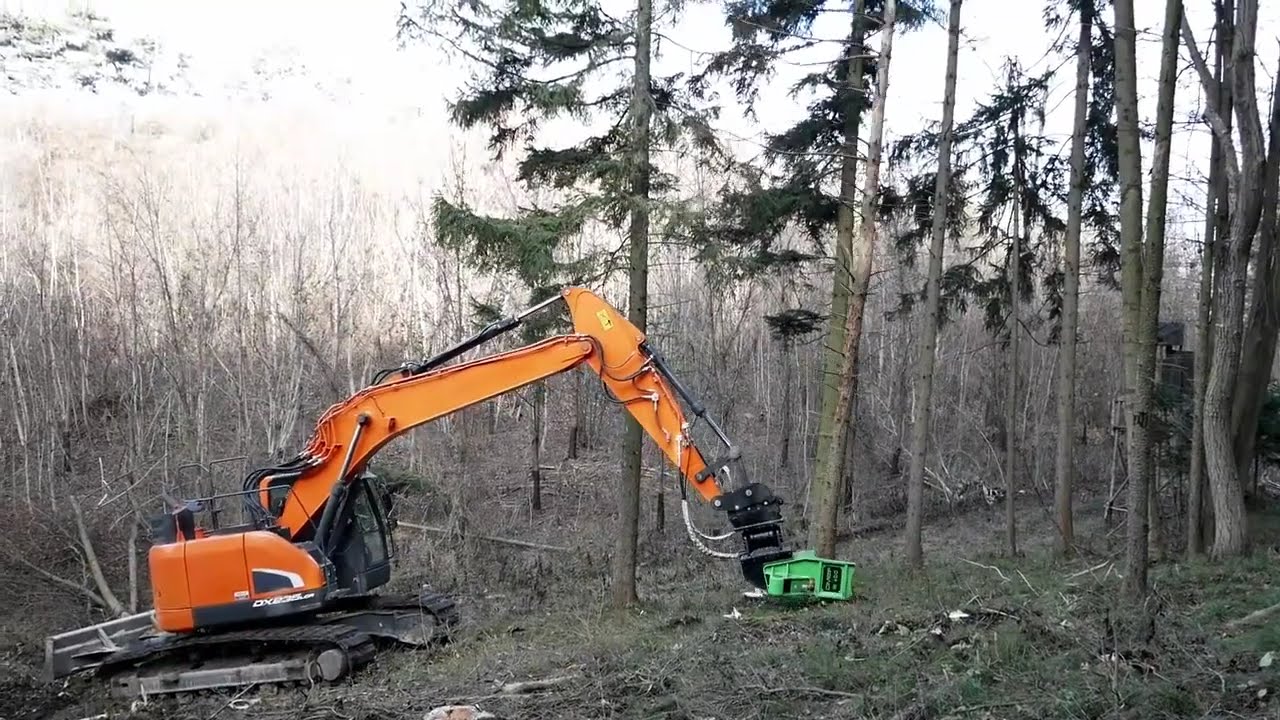 🟢 TILT НАКЛОН на 100° для лесных валочных ножниц BI OMEFGROUP