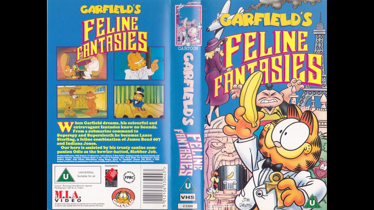 Garfield Le Film Vhs Garfield The Movie VHS G Rated TL By Jackimo2007