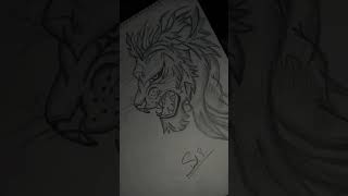 #lion #art #sckech #drawing #aesthetic #sketch #obsessed #artshorts #artist #artwork