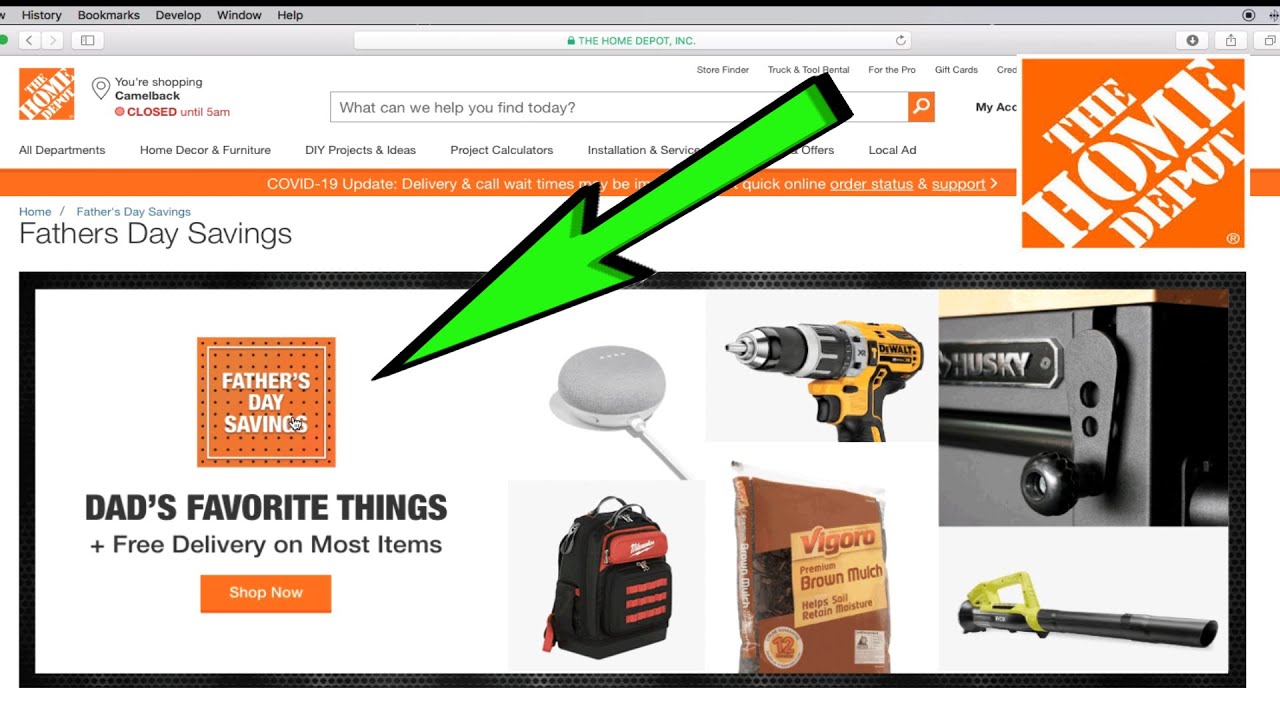 Fathers Day Sale Home Depot YouTube