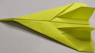 How to make paper jet plane