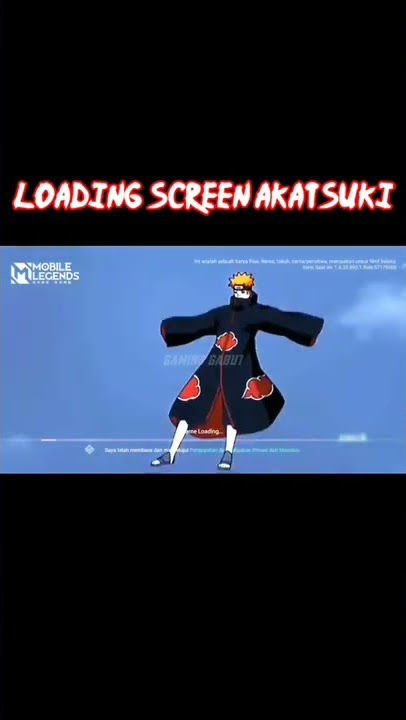 LOADING SCREEN AKATSUKI DJ TIKTOK VIRAL #shorts #shorts #akatsuki