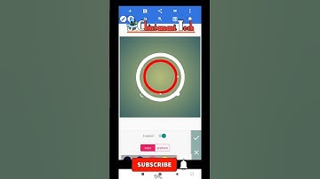 Circular shape using Pixellab|  Circular shape | Pixellab tool | chintamani tech