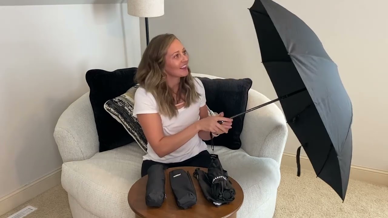 TUMELLA Strongest Windproof Travel Umbrella (Compact, Superior & Beautiful