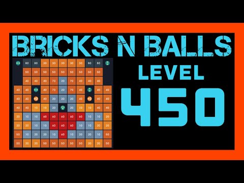 Bricks N Balls Level 450 No Power-Ups