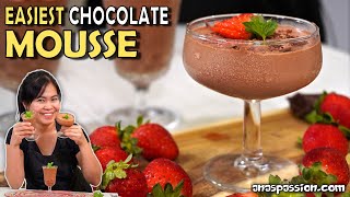 No EGG CHOCOLATE MOUSSE | | Easiest, Quickest and Budget Friendly