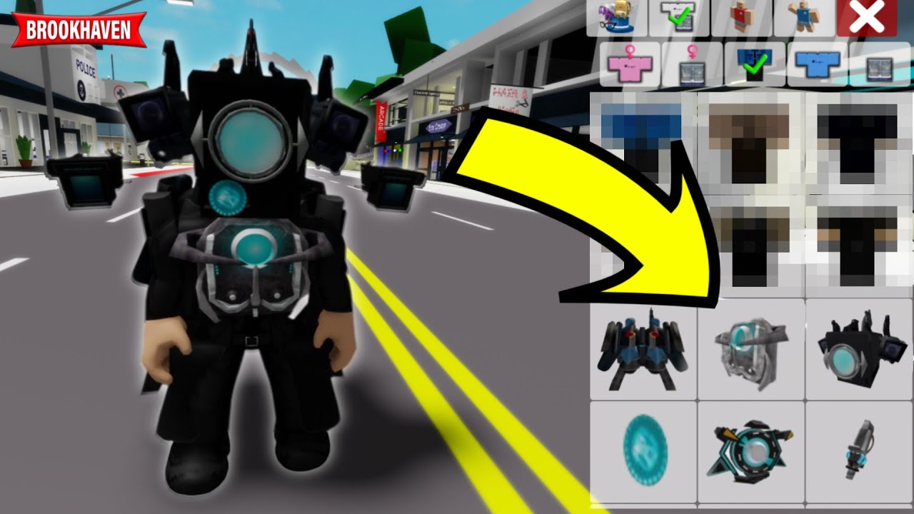 TV Head! Free Skin Brookhaven Roblox!!