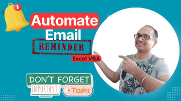 Forget Deadlines? Automate Task Reminders with Excel VBA