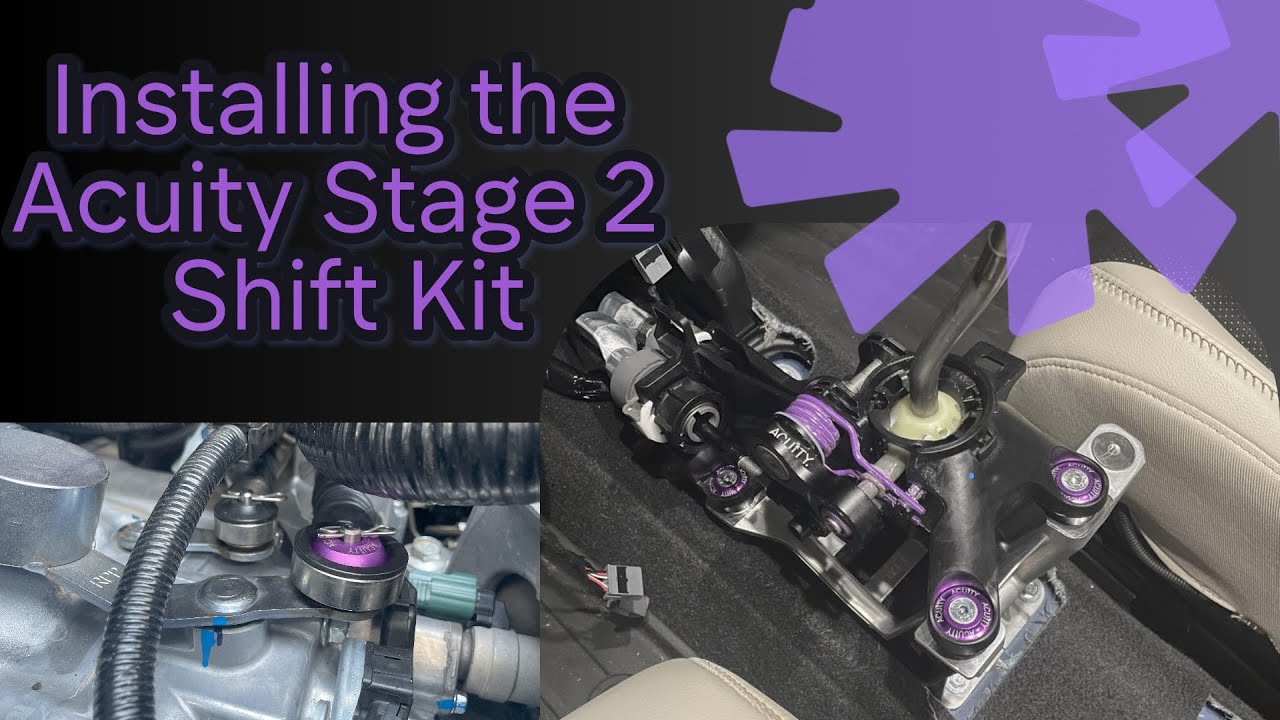 Acuity Stage 2 shift kit install and review on Integra Type-S - YouTube