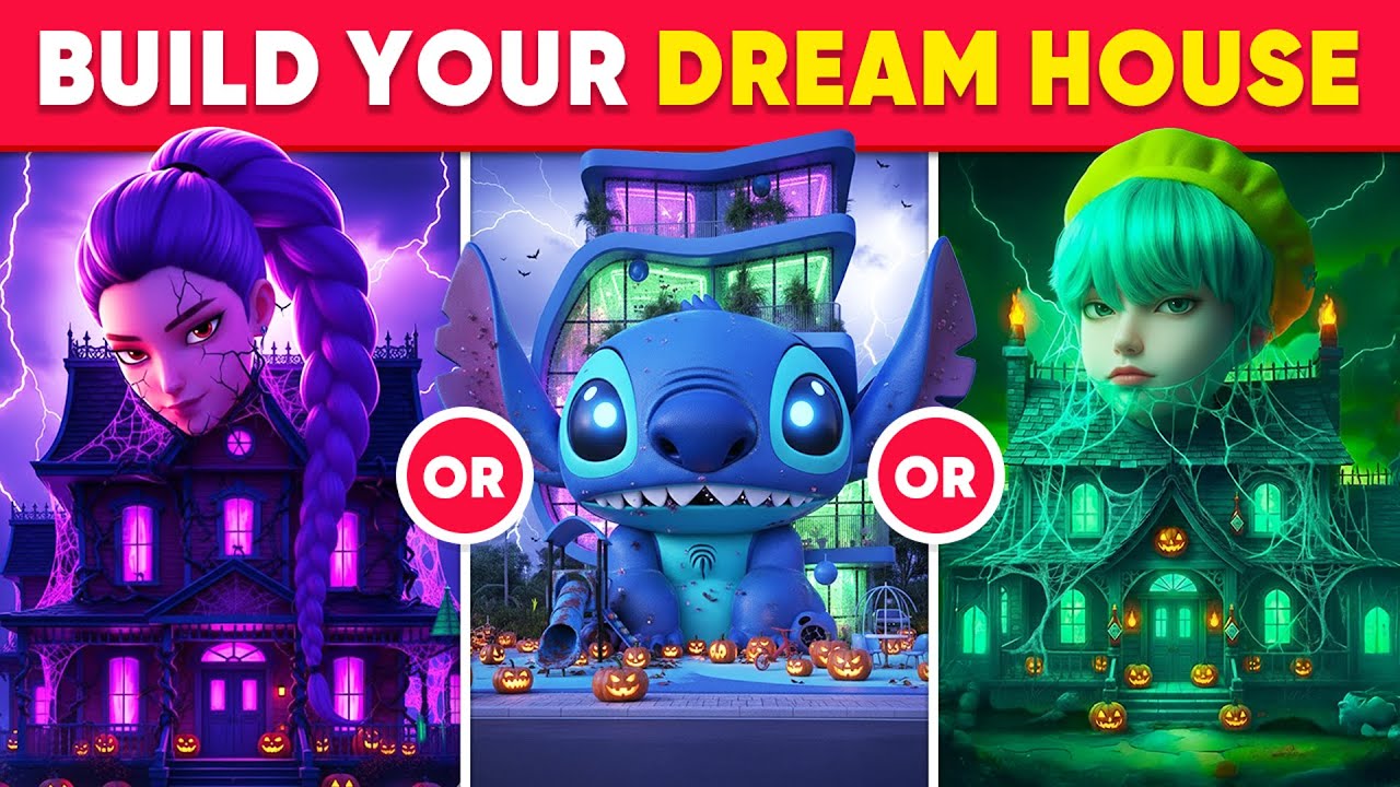 Что бы вы предпочли? — Постройте дом своей мечты 🏡🔮🎃✨ Выпуск на Хэллоуин | Ежедневная викторина
