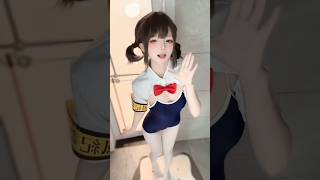 Swimsuit Azusa Nakano Cosplay from K-On!❤️ | #shorts #cosplay #anime