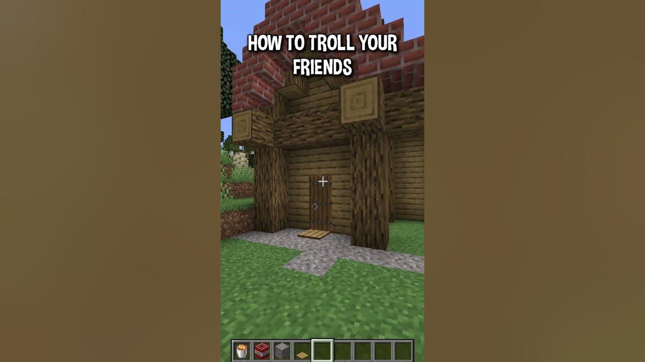 How to troll in Minecraft SHORT YouTube