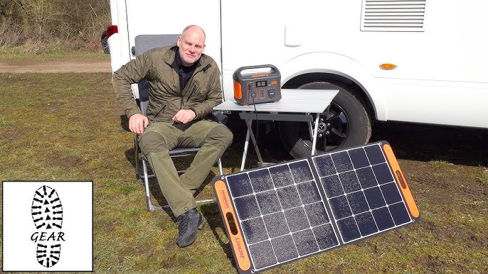 revolt Powerpack mit Solarpanel: Powerstation & Solar-Generator