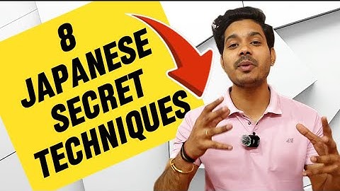 Japanese Techniques That Will Change Your Life| Ancient Methods for Modern Success|CA Aakash Kasotia