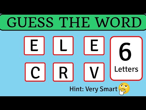 Scrambled Word Game || Guess The Word || 6 Letter Words!