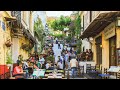 A Walk in Plaka while getting lost in the small alleys (4k Natural Sounds) - Athens Greece