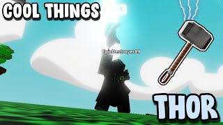 Cool THINGS About The New THOR Glove | Roblox Slap Battles