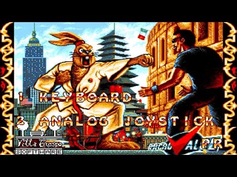 International Ninja Rabbits gameplay (PC Game, 1993)