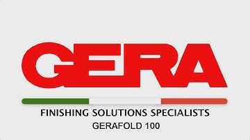 GeraFold 100 - Wide Format Paper Folding Machine for large format as A0 A1 A2 A3 folded to A4