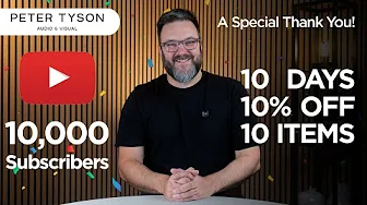 10,000 Subscribers! : Get 10% Off 10 Of John's Featured Products